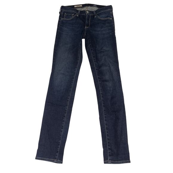 AG Adriano Goldschmied Denim - AG Adriano Goldschmied Jeans Womens Size 26R Blue Denim The Stilt Cigarette Leg